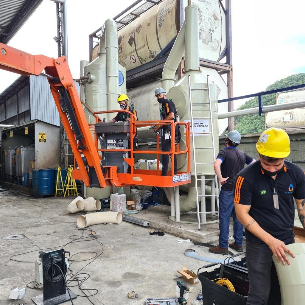 Instalação de Estações de Tratamento