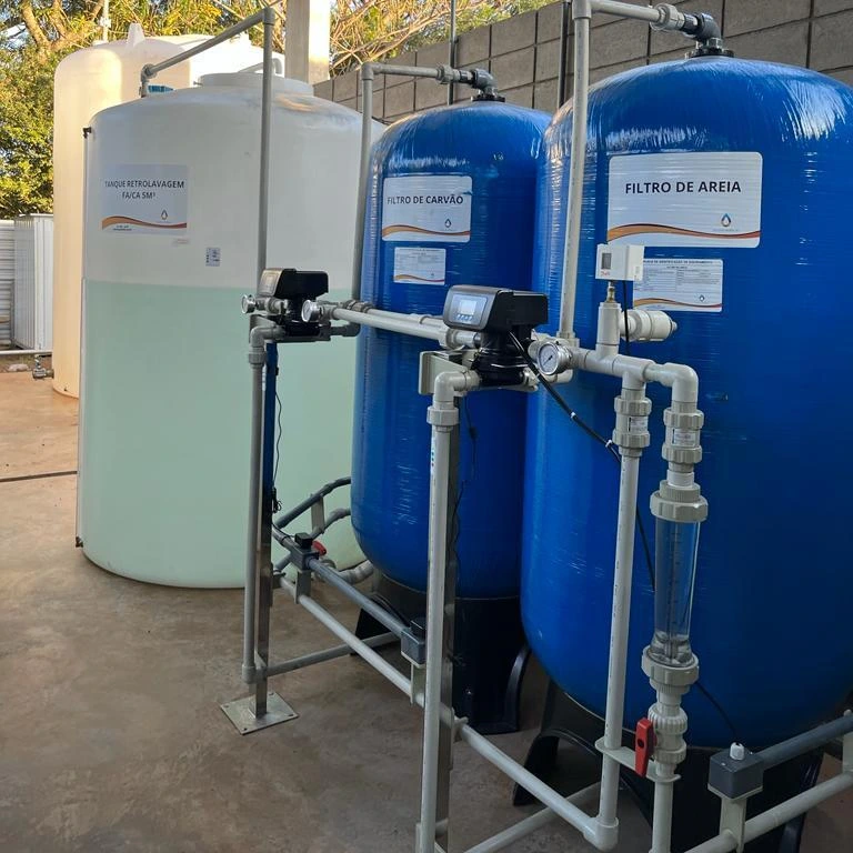 Instalação de Filtro Industrial