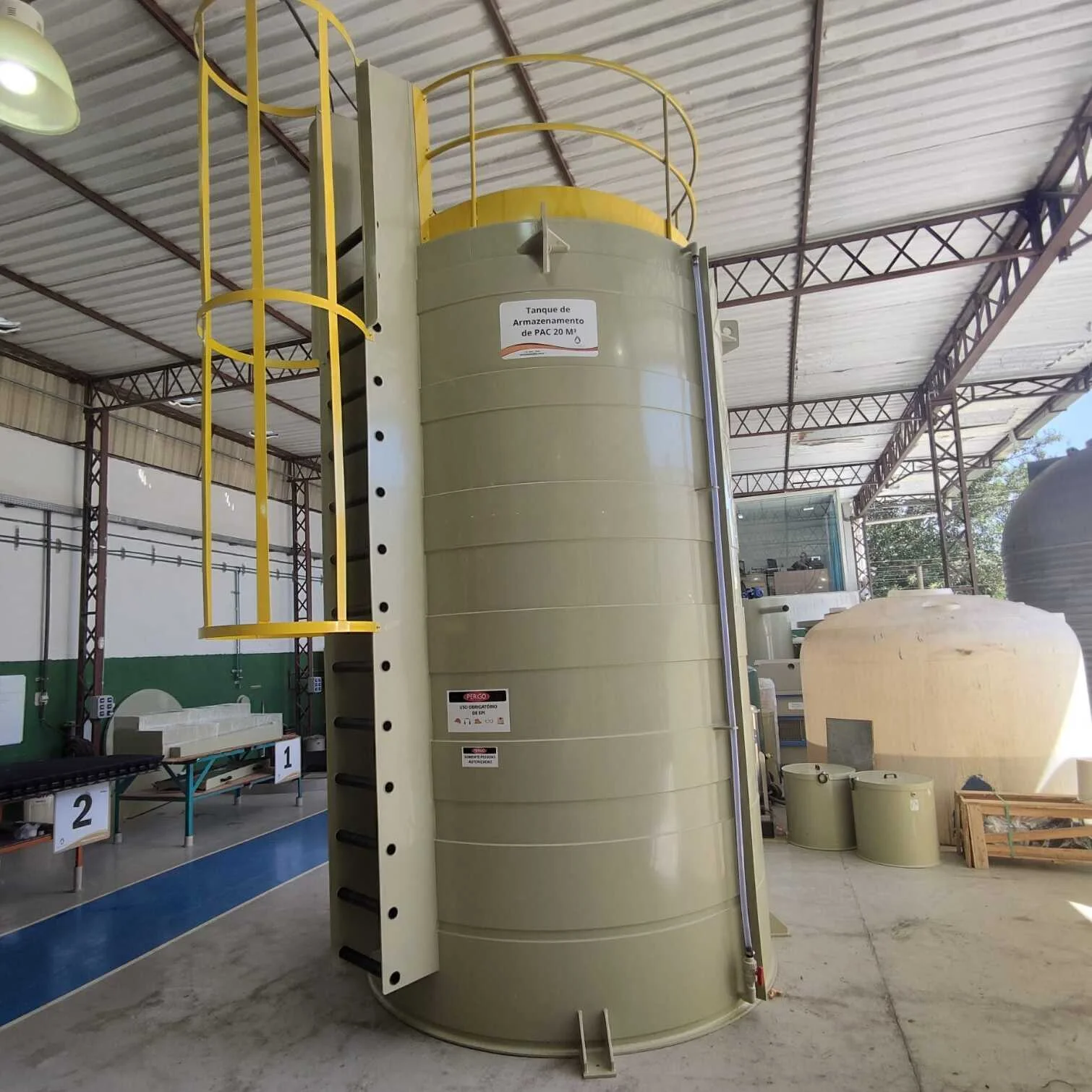 Alvoar - Tanque de armazenamento e dosagem de PAC com controle automatizado