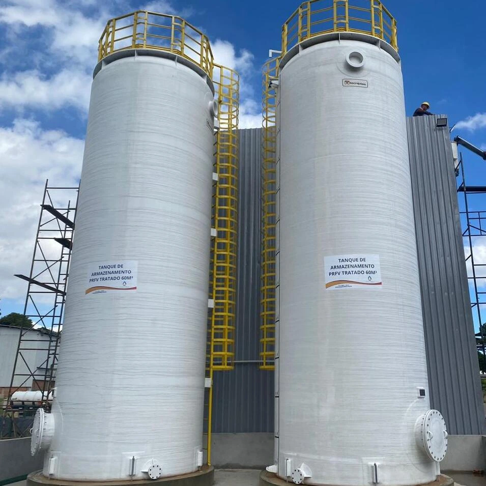 Bauminas - Tanques em PRFV para armazenamento de água tratada
